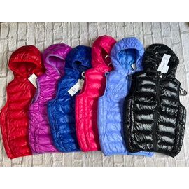 Жилетка дитяча на дівчинку F114 blue р.120-160 "Farbique" недорого оптом від прямого постачальника