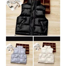 Жилетка дитяча на дівчинку F118 black р.110-150 "Farbique" недорого оптом від прямого постачальника