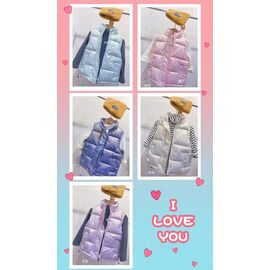 Жилетка дитяча на дівчинку F125 purple р.110-150 "Farbique" недорого оптом від прямого постачальника