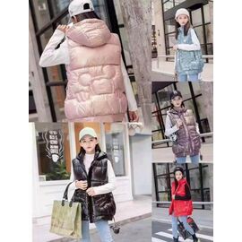 Фотография Жилетка детская на девочку F128 l.blue р.130-170 "Farbique" недорого оптом от прямого поставщика