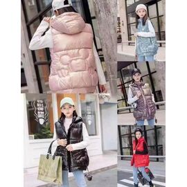 Фотография Жилетка детская на девочку F129 d.grey р.130-170 "Farbique" недорого оптом от прямого поставщика