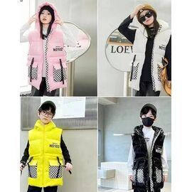 Фотография Жилетка детская на девочку F132 pink р.120-160 "Farbique" недорого оптом от прямого поставщика