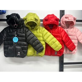 Куртка дитяча демісезонна на дівчинку F168 red р.90-130 "Farbique" недорого оптом від прямого постачальника