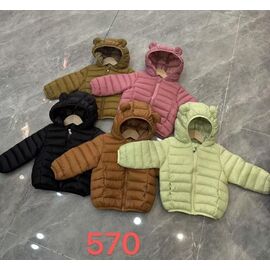 Куртка дитяча демісезонна на дівчинку 570 black р.90-130 "Farbique" недорого оптом від прямого постачальника