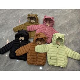 Куртка дитяча демісезонна на дівчинку 570 khaki р.90-130 "Farbique" недорого оптом від прямого постачальника