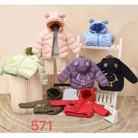 Куртка дитяча демісезонна на дівчинку 571 red р.90-130 "Farbique" недорого оптом від прямого постачальника