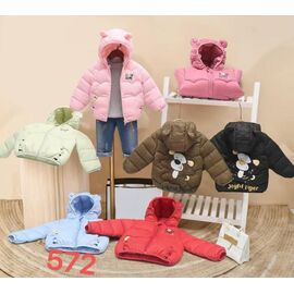 Куртка дитяча демісезонна на дівчинку 572 black р.90-130 "Farbique" недорого оптом від прямого постачальника