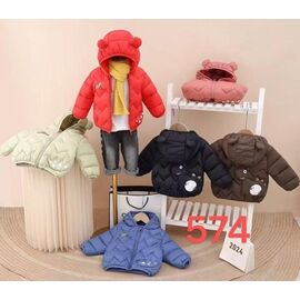 Фотография Куртка детская демисезонная на девочку 574 red р.90-130 "Farbique" недорого оптом от прямого поставщика