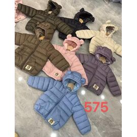 Фотография Куртка детская демисезонная на девочку 575 brown р.90-130 "Farbique" недорого оптом от прямого поставщика