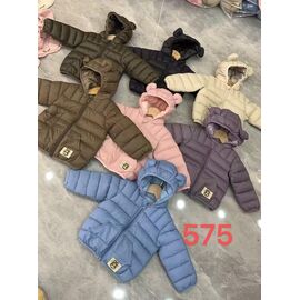 Фотография Куртка детская демисезонная на девочку 575 khaki р.90-130 "Farbique" недорого оптом от прямого поставщика