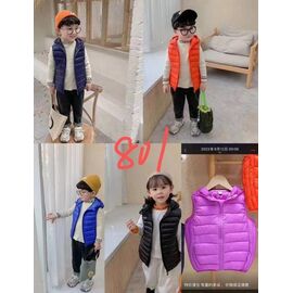 Жилетка дитяча на хлопчика 801 black р.120-160 "Farbique" недорого оптом від прямого постачальника