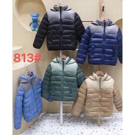 Куртка дитяча демісезонна на хлопчика 813 black р.130-170 "Farbique" недорого оптом від прямого постачальника