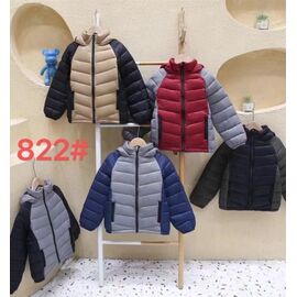 Фотография Куртка детская демисезонная на мальчика 822 black р.130-170 "Farbique" недорого оптом от прямого поставщика