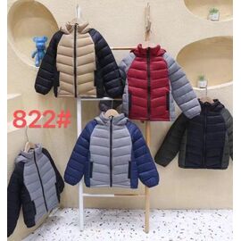 Фотография Куртка детская демисезонная на мальчика 822 grey р.130-170 "Farbique" недорого оптом от прямого поставщика