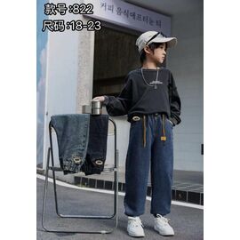 Фотография Джинсы детские на мальчика 822 l.blue р.18-23 "Farbique" недорого оптом от прямого поставщика