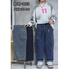 Фотография Джинсы детские на девочку 823 blue р.21-26 "Farbique" недорого оптом от прямого поставщика