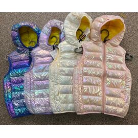 Фотография Жилетка детская на девочку 33 blue р.110-150 "Farbique" недорого оптом от прямого поставщика