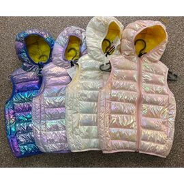 Фотография Жилетка детская на девочку 33 purple р.110-150 "Farbique" недорого оптом от прямого поставщика