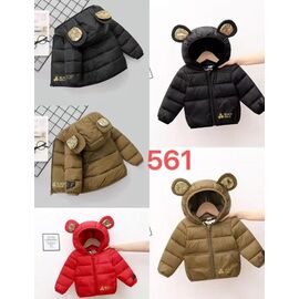 Фотография Куртка детская демисезонная на девочку 561 brown р.90-130 "Farbique" недорого оптом от прямого поставщика