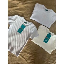 Фотография Футболка детская на девочку ZA843 white р.9-12 "Zayka" недорого оптом от прямого поставщика