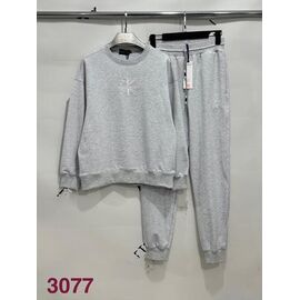 Костюм спортивний жіночий теплий 3077-1 grey р.XS-L "Met&March" недорого оптом від прямого постачальника