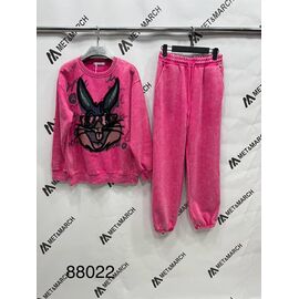 Костюм спортивний жіночий теплий 88022 crimson р.S-L "Met&March" недорого оптом від прямого постачальника