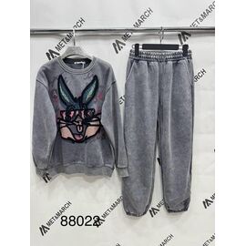 Костюм спортивний жіночий теплий 88022 grey р.S-L "Met&March" недорого оптом від прямого постачальника
