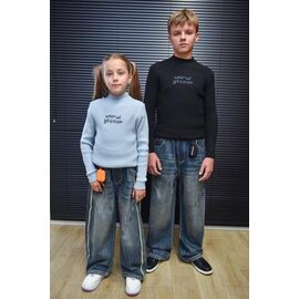 Светер Дитячий унісекс 752 black р.130-170 "Yalisi" недорого оптом від прямого постачальника