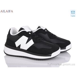 Кросівки жіночі модні Весна/осінь NR011 black (8 пар р.36-41) "Ailaifa" недорого оптом від прямого постачальника