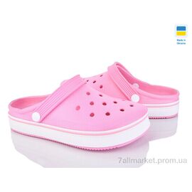Крокси жіночі літні Літо 1400 рожевий (6 пар р.36-41) "Golden Lion" недорого оптом від прямого постачальника