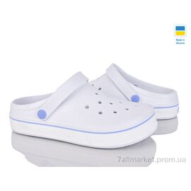 Крокси жіночі літні Літо 419 білий (8 пар р.37-41) "Golden Lion" недорого оптом від прямого постачальника