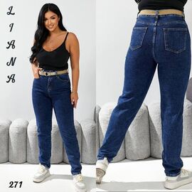 Фотография Джинсы женские 271 blue р.28-33 "Liana Denim" недорого оптом от прямого поставщика