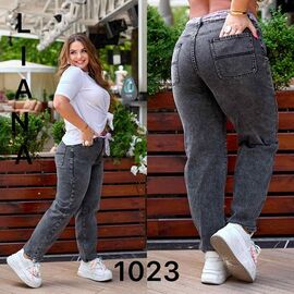 Фотография Джинсы женские 1023 grey р.30-36 "Liana Denim" недорого оптом от прямого поставщика