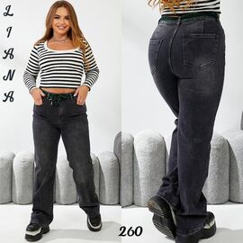 Фотография Джинсы женские 260 grey р.31-38 "Liana Denim" недорого оптом от прямого поставщика