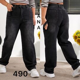 Фотография Джинсы женские 490 black р.28-33 "Liana Denim" недорого оптом от прямого поставщика