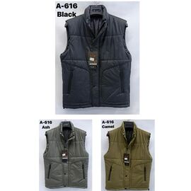 Жилетка чоловіча A616 khaki р.48-56 "Ale-Ate" недорого оптом від прямого постачальника