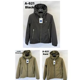 Куртка чоловіча A621 black р.48-56 "Ale-Ate" недорого оптом від прямого постачальника