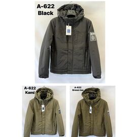 Куртка чоловіча A622 black р.48-56 "Ale-Ate" недорого оптом від прямого постачальника