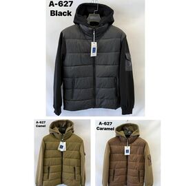Куртка чоловіча A627 black р.48-56 "Ale-Ate" недорого оптом від прямого постачальника