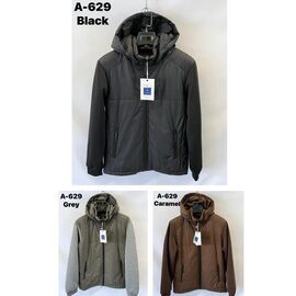 Куртка чоловіча A629 brown р.48-56 "Ale-Ate" недорого оптом від прямого постачальника