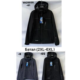Куртка чоловіча VA25035-64 black р.2XL-6XL "Ale-Ate" недорого оптом від прямого постачальника