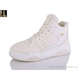 Фотография Кроссовки женские модные Весна/осень 069 beige (10 пар р.36-41) "Lilin" недорого оптом от прямого поставщика
