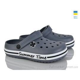 Фотография Кроксы женские летние Лето 417 сірий (8 пар р.36-41) "Golden Lion" недорого оптом от прямого поставщика