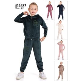 Фотография Костюм детский спортивный на девочку 14587 pink р.3-7 "Meloria" недорого оптом от прямого поставщика