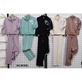 Костюм дитячий спортивний на дівчинку 344 beige р.6-10 "Meloria" недорого оптом від прямого постачальника