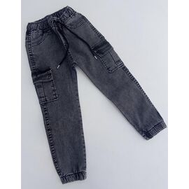 Джинси дитячі на хлопчика 6006 grey р.12-17 "Meloria" недорого оптом від прямого постачальника