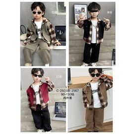 Фотография Костюм детский на мальчика C2503 wine р.90-130 "Delfinka" недорого оптом от прямого поставщика