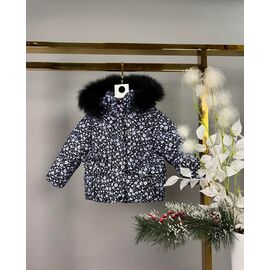 Фотография Курка детская зимняя на девочку 88548 black р.80-104 "Delfinka" недорого оптом от прямого поставщика