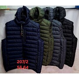 Фотография Жилетка мужская 207-2-1 black р.56-64 "PALMIRA" недорого оптом от прямого поставщика