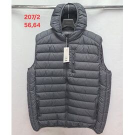 Фотография Жилетка мужская 207-2-1 grey р.56-64 "PALMIRA" недорого оптом от прямого поставщика